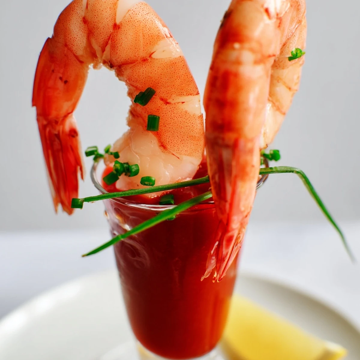 Homemade, zesty cocktail sauce complements the tender prawns in these stylish Retro Prawn Cocktail Shooters.