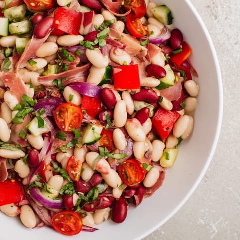 Dense Bean Prosciutto Salad #74