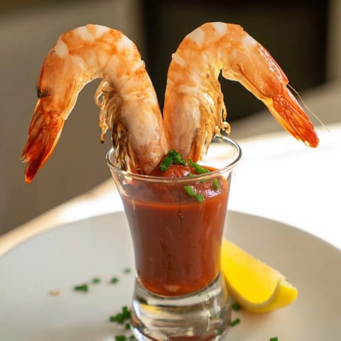 Retro prawn cocktail shooters #121