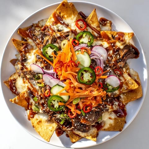Korean BBQ Nachos Delight #125