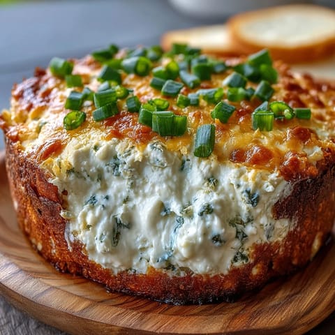 A bowl of warm Crack Corn Dip, loaded with sweet corn, cream cheese, and melted cheddar, garnished with green onions and served with tortilla chips.