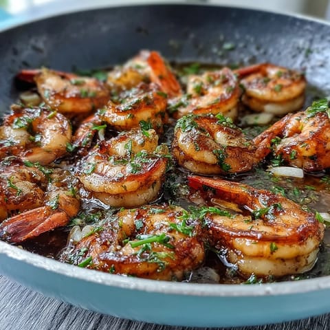 Vibrant one-pan lemon garlic shrimp and asparagus, roasted with fresh parsley and zesty lemon sauce, perfect for quick healthy dinners.