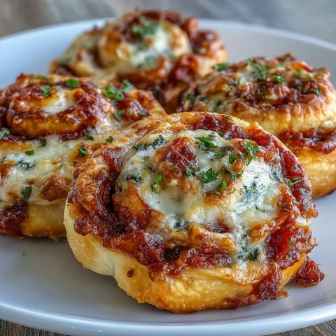 Golden, flaky pastry spirals filled with zesty marinara, melted mozzarella, and savory pepperoni. Perfect as a snack, appetizer, or party treat.