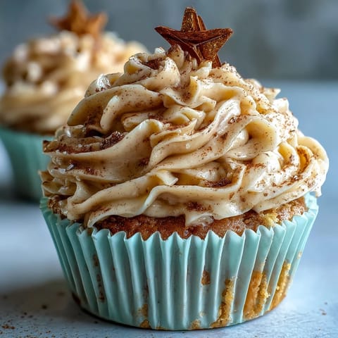 Taurus birthday cupcakes with terracotta buttercream, featuring rich vanilla cake and a warm, earthy frosting perfect for celebrating spring birthdays.