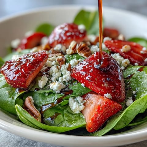 Strawberry Spinach Spring Salad #263