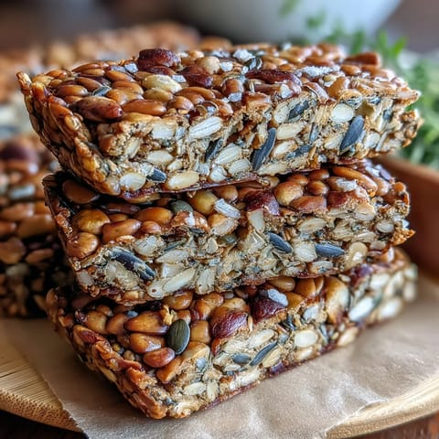 Homemade Seed Crackers with flax, sunflower, and sesame seeds, golden and crisp, ready for snacking or serving with dips.  