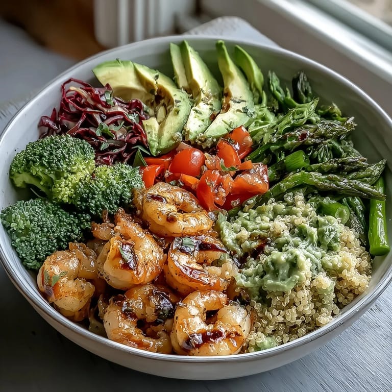 A wholesome, gluten-free Rainbow Vegetable Detox Bowl served as a balanced main dish, perfect for a refreshing and nutritious meal.