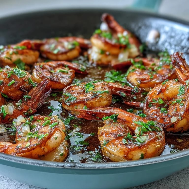 Succulent shrimp and crisp asparagus tossed in olive oil, garlic, and lemon, baked to perfection for an easy, nutritious meal.