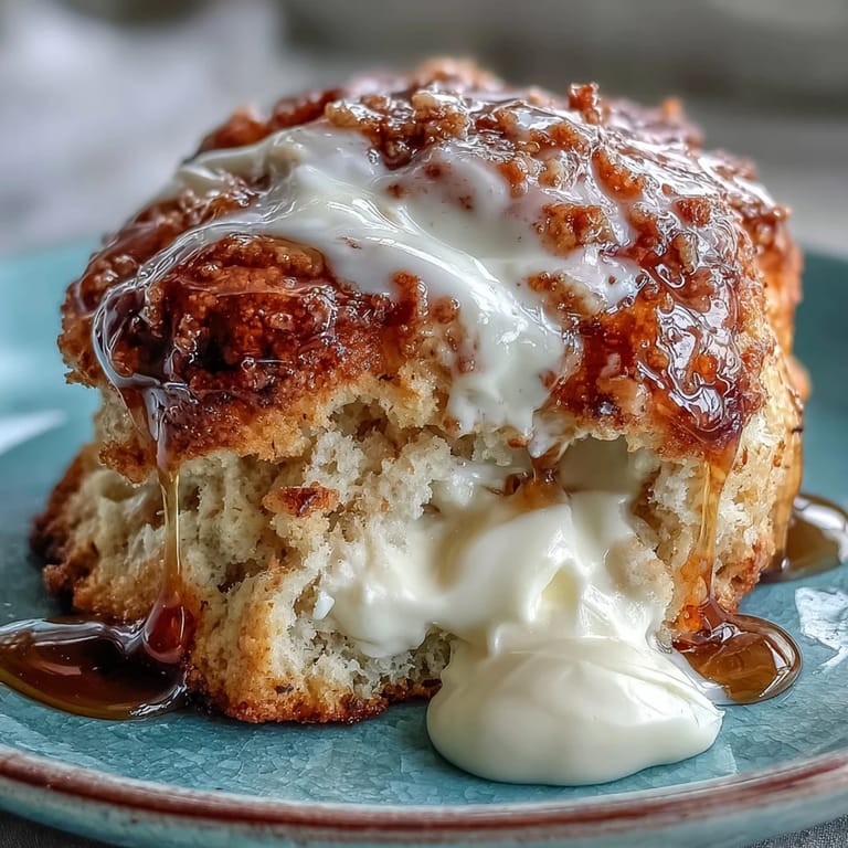 Fluffy, tender scones sweetened with dandelion honey, topped with rich clotted cream—perfect for a cozy afternoon tea.  